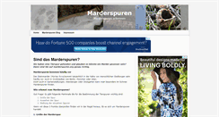 Desktop Screenshot of marderspuren.org